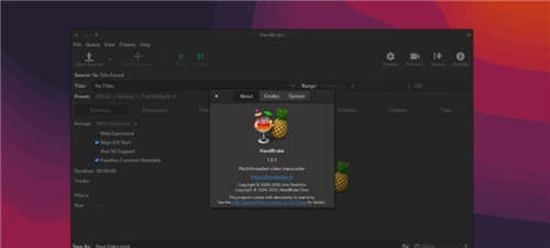 HandBrake1.9.1推出，增强AV1视频解码功能，实现卓越的开源转码